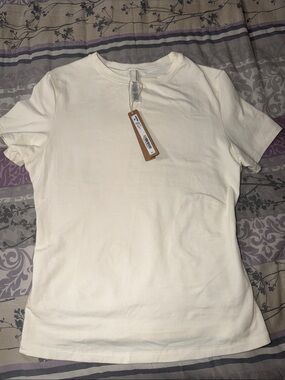 SKIMS Cotton Jersey T-shirt Marble color